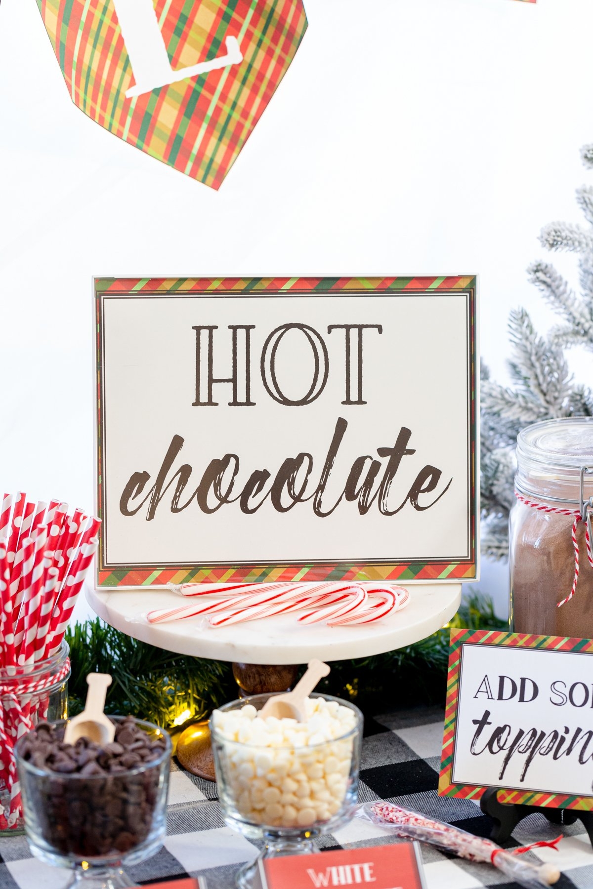 Free Printable Hot Cocoa Banner