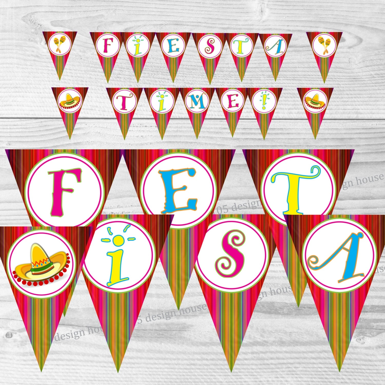 INSTANT DOWNLOAD Fiesta Banner Printable Printable Fiesta Time Banner Fiesta Banner Fiesta Party Fiesta Printable Etsy