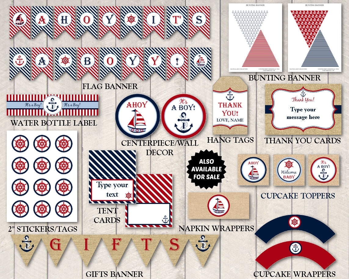 ahoy banner free printable jpeg