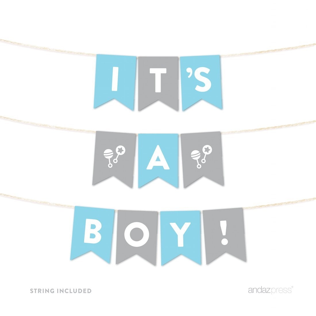 printable its a boy banner
