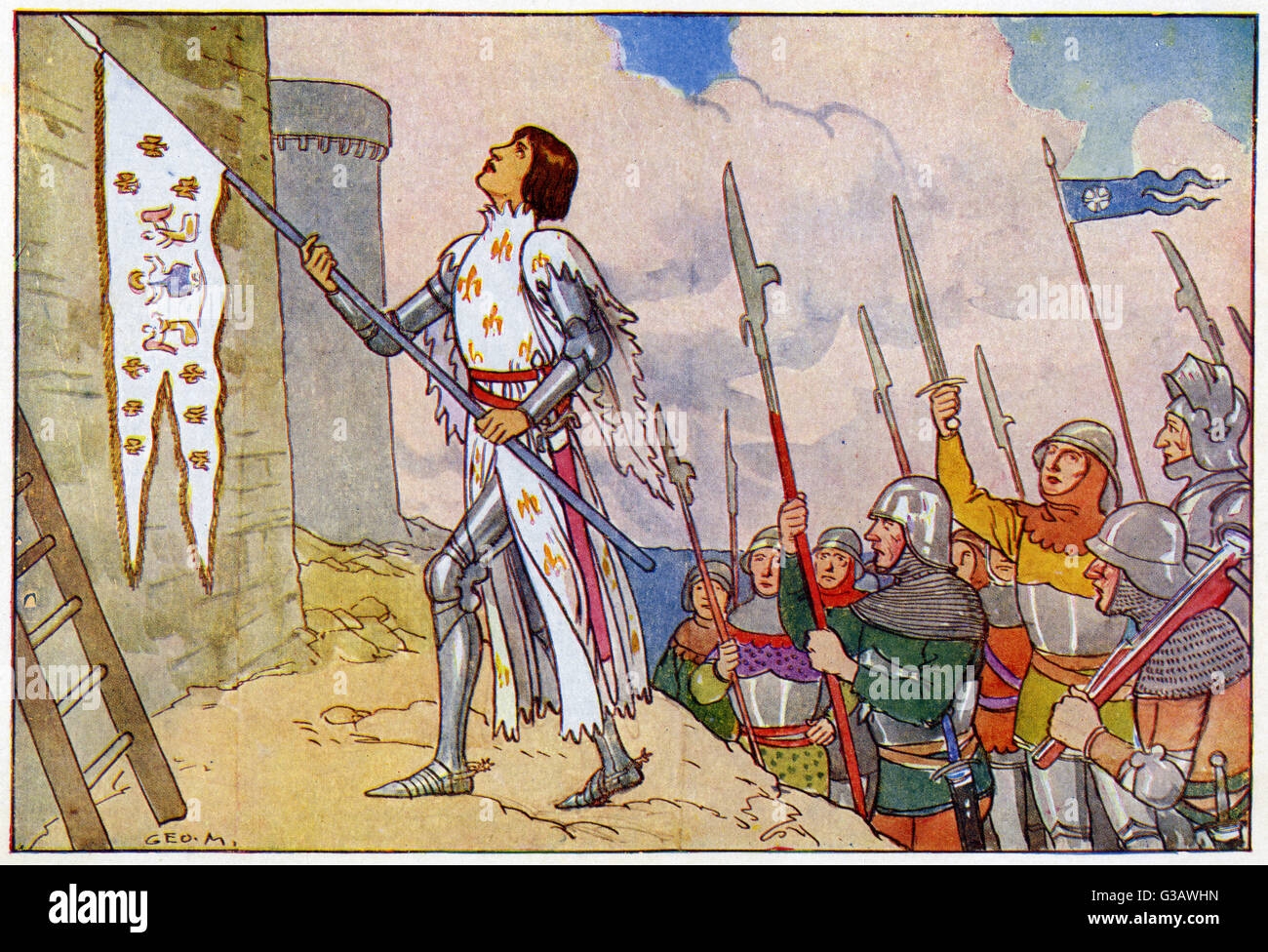 Joan Of Arc Banner Hi res Stock Photography And Images Alamy
