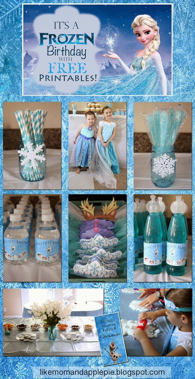 frozen birthday banner printable free