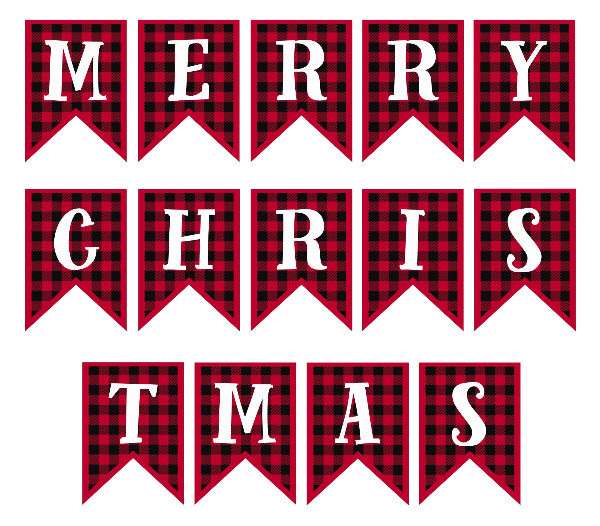 Merry Christmas Free Printable Banner Printable Party Favors