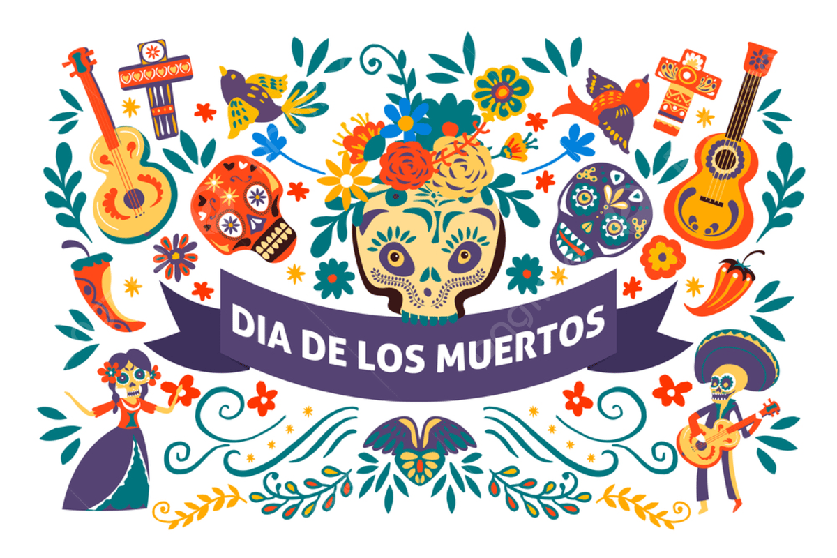 Mexican Holiday Dia De Los Muertos Banner Template Download On Pngtree