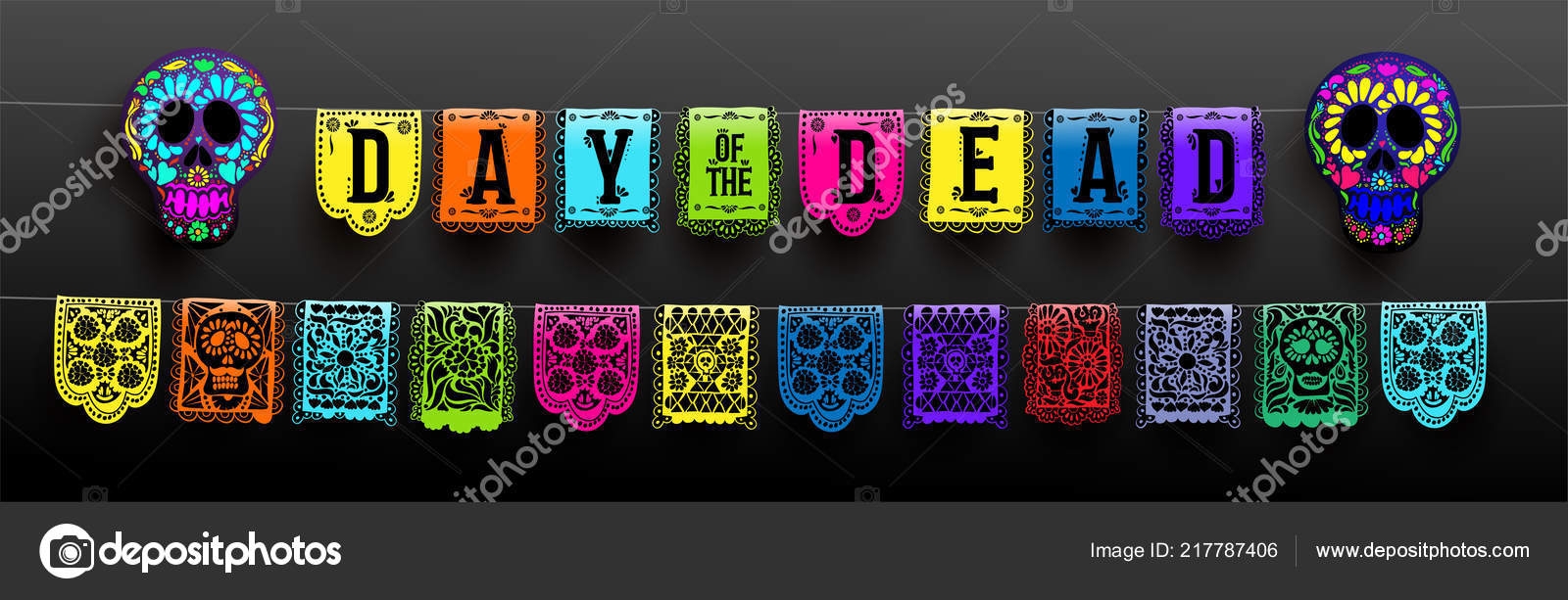 Dia De Los Muertos Printable Banner