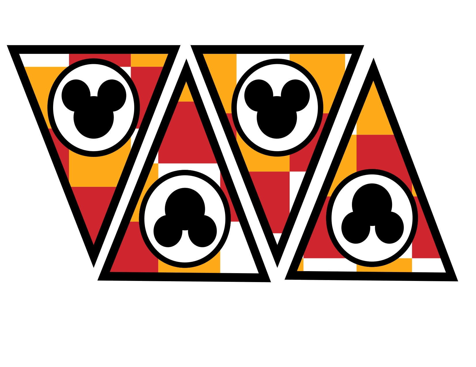 Mickey Mouse Banner Free Printable Paper Trail Design