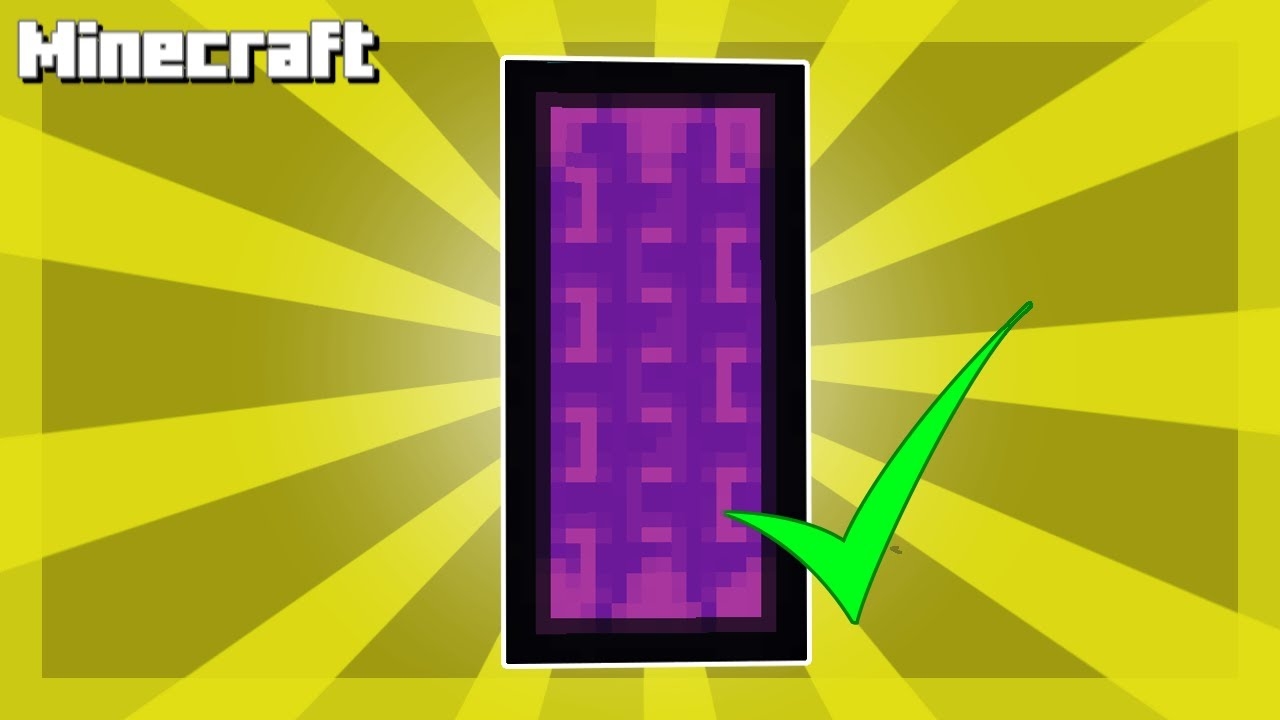 nether portal banner printable