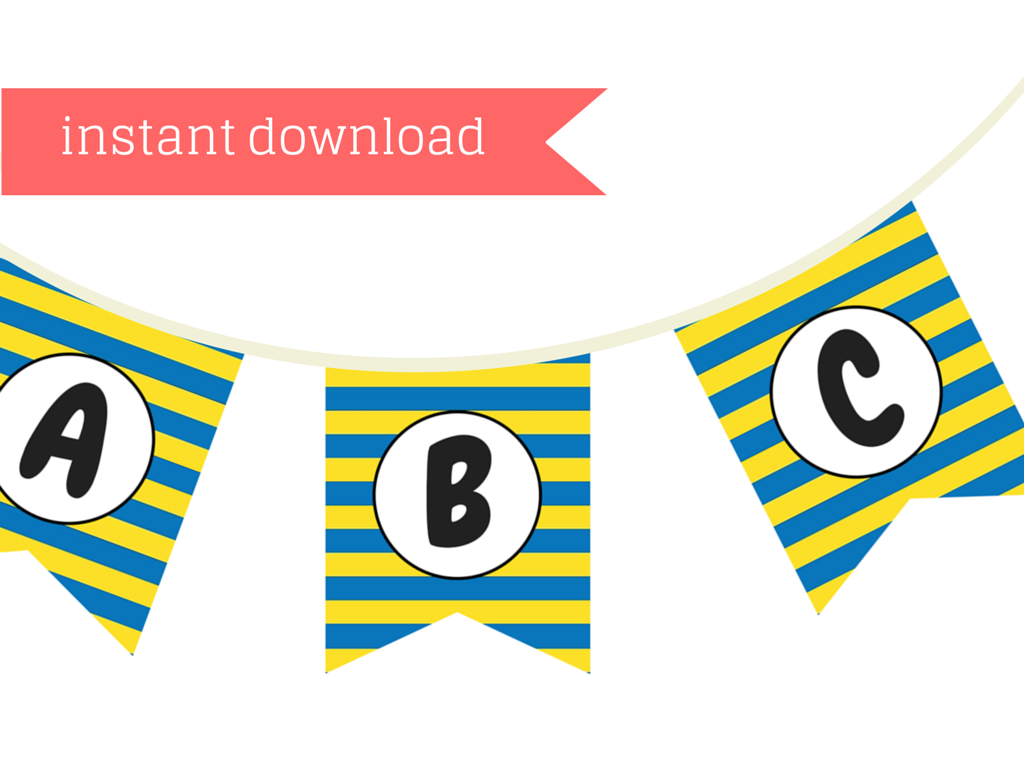 Minion Banner Magical Printable
