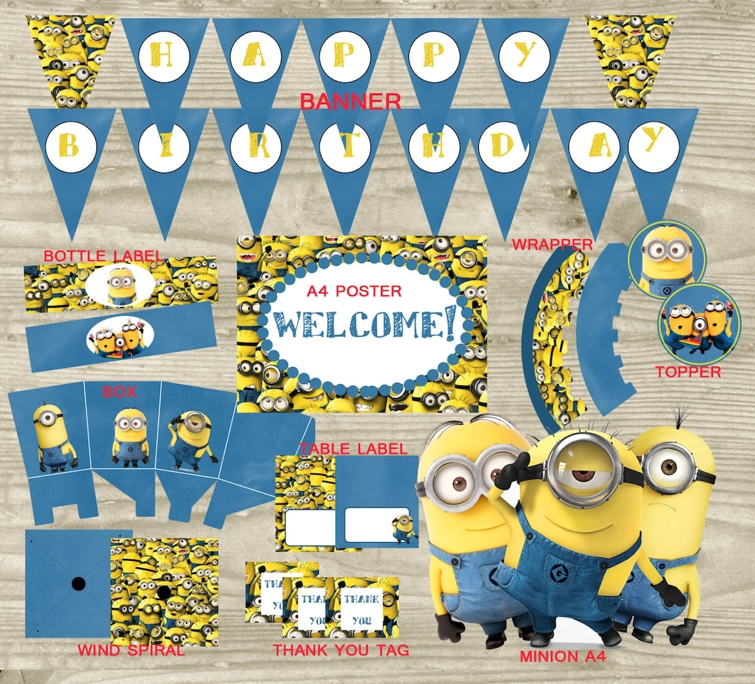 Minion Banner Printable