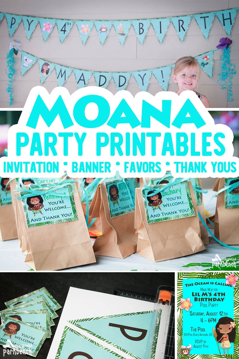 Moana Party Printables