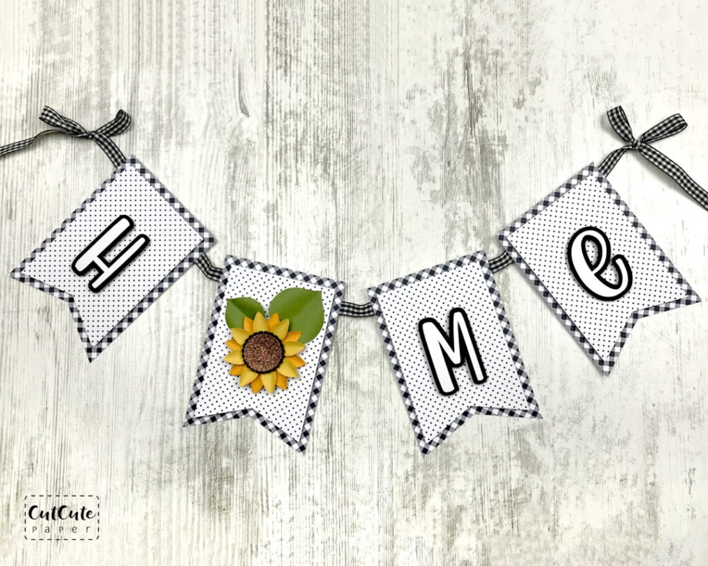 Free Printable Sunflower Banner
