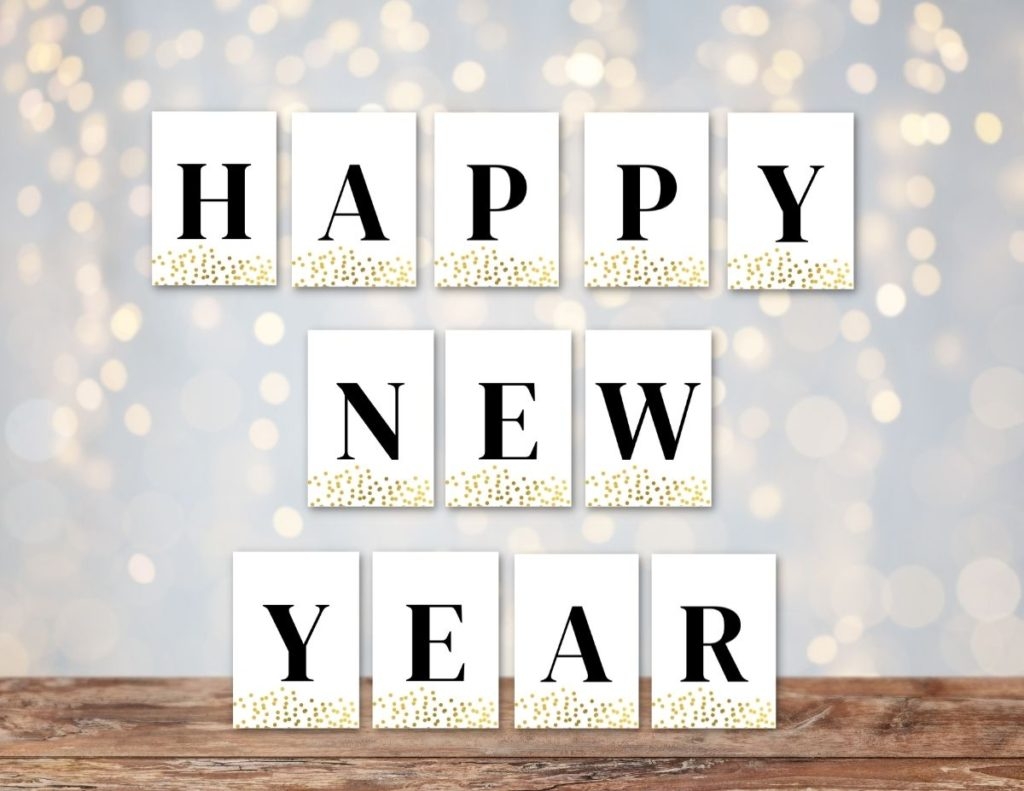 New Year s Eve Party FREE Printables Black Gold OriginalMOM