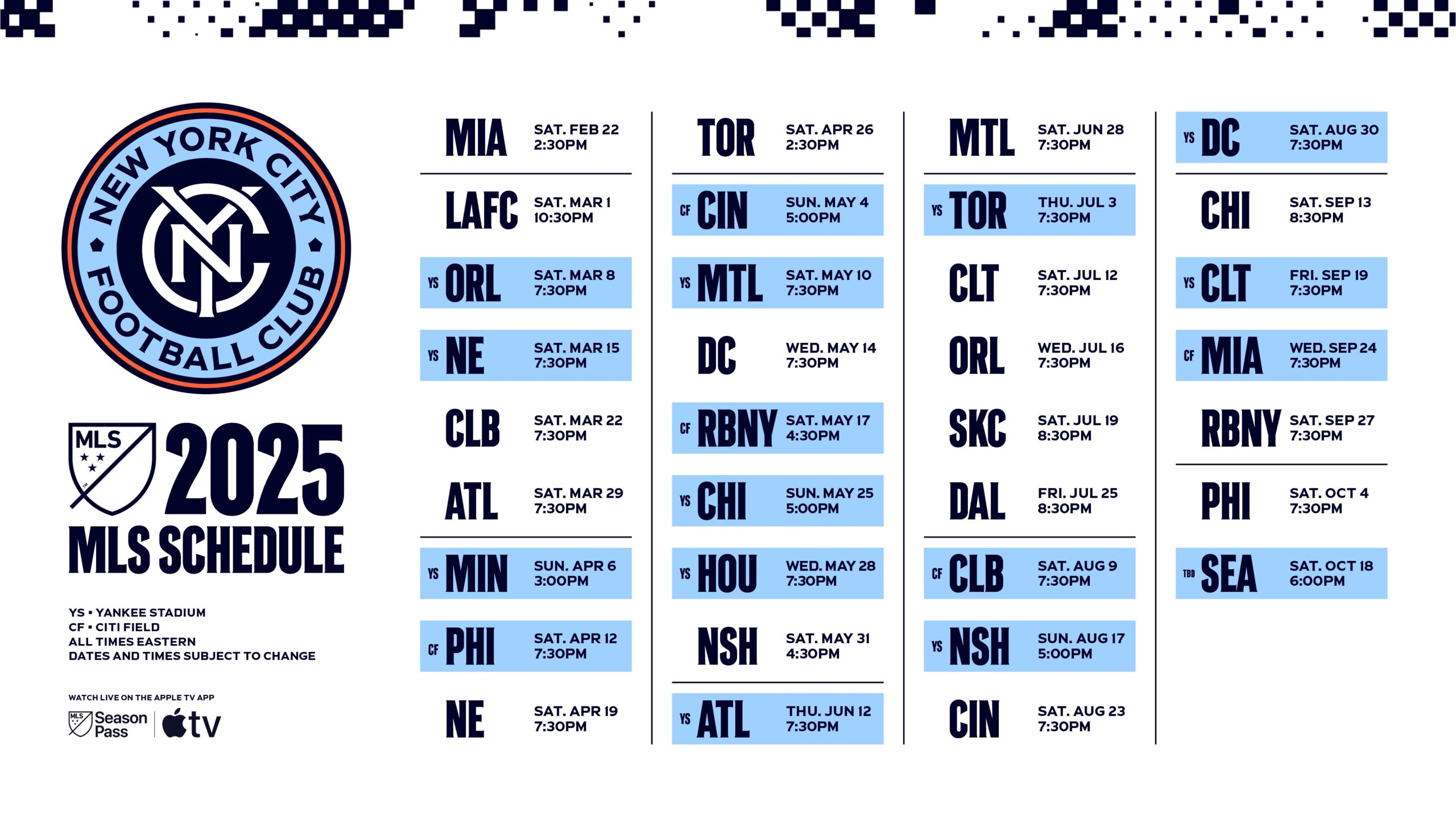 Orlando City Soccer Printable Schedule