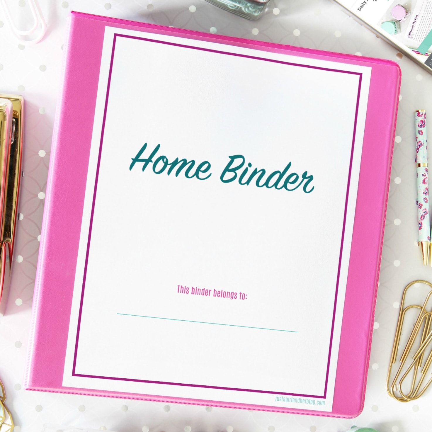 Free Home Management Binder Printables 2019