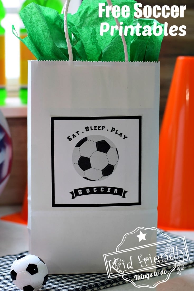 Free Soccer Party Printables