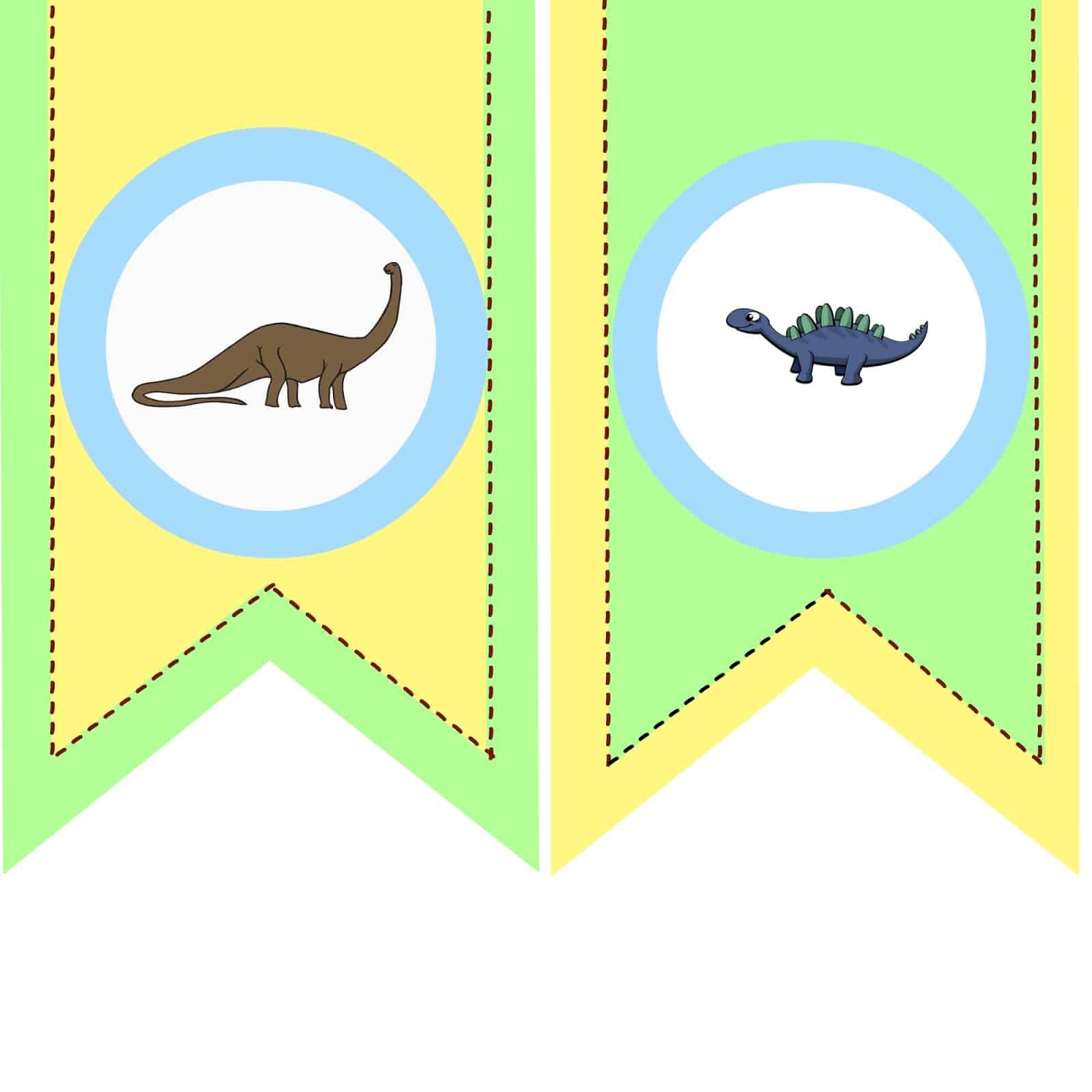Free Printable Dinosaur Banner Printable