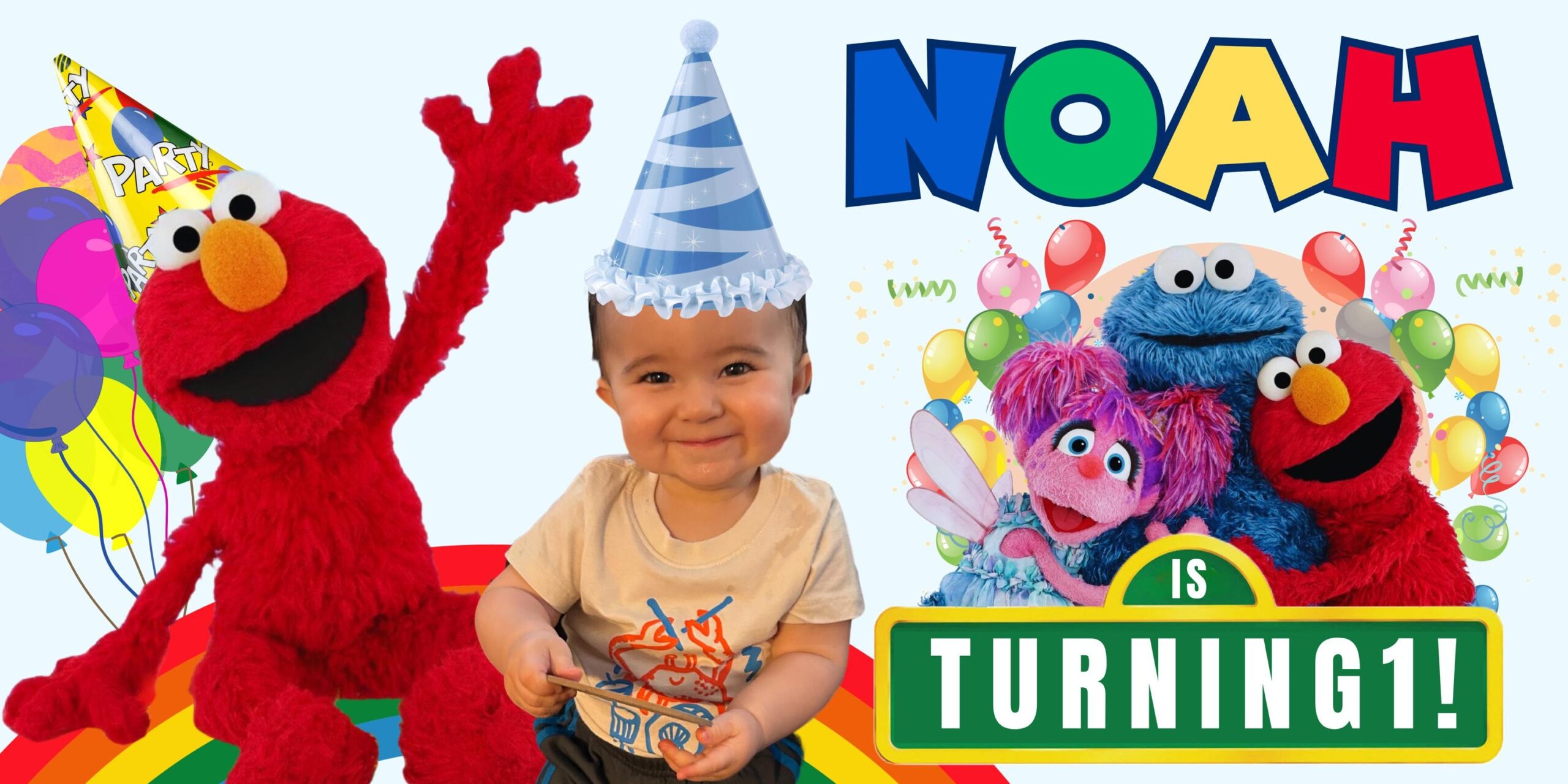 Personalized Birthday Banner Ready To Print Pdf File Kids Birthday Banner Elmo Birthday Banner Sesame Street Abby Cadabby cookie Monster Etsy