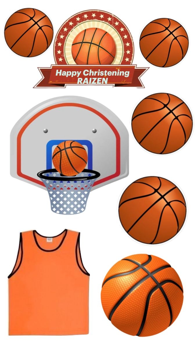 Basketball Cupcake Toppers Free Printable