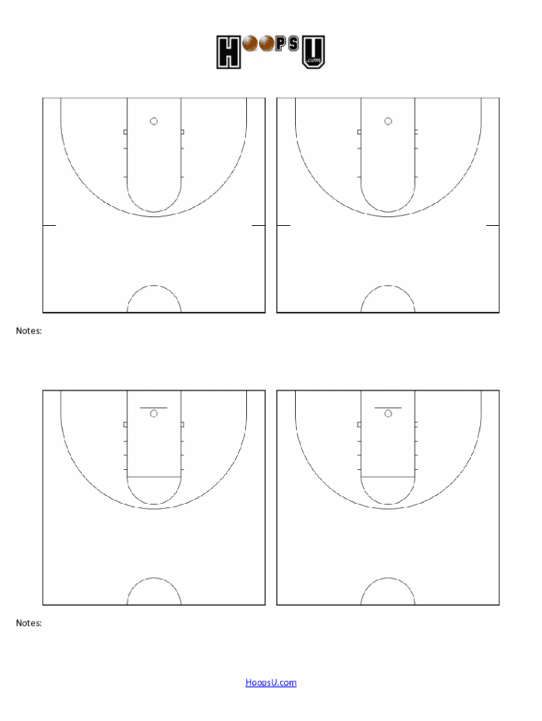Basketball Play Creator Printable King Printables