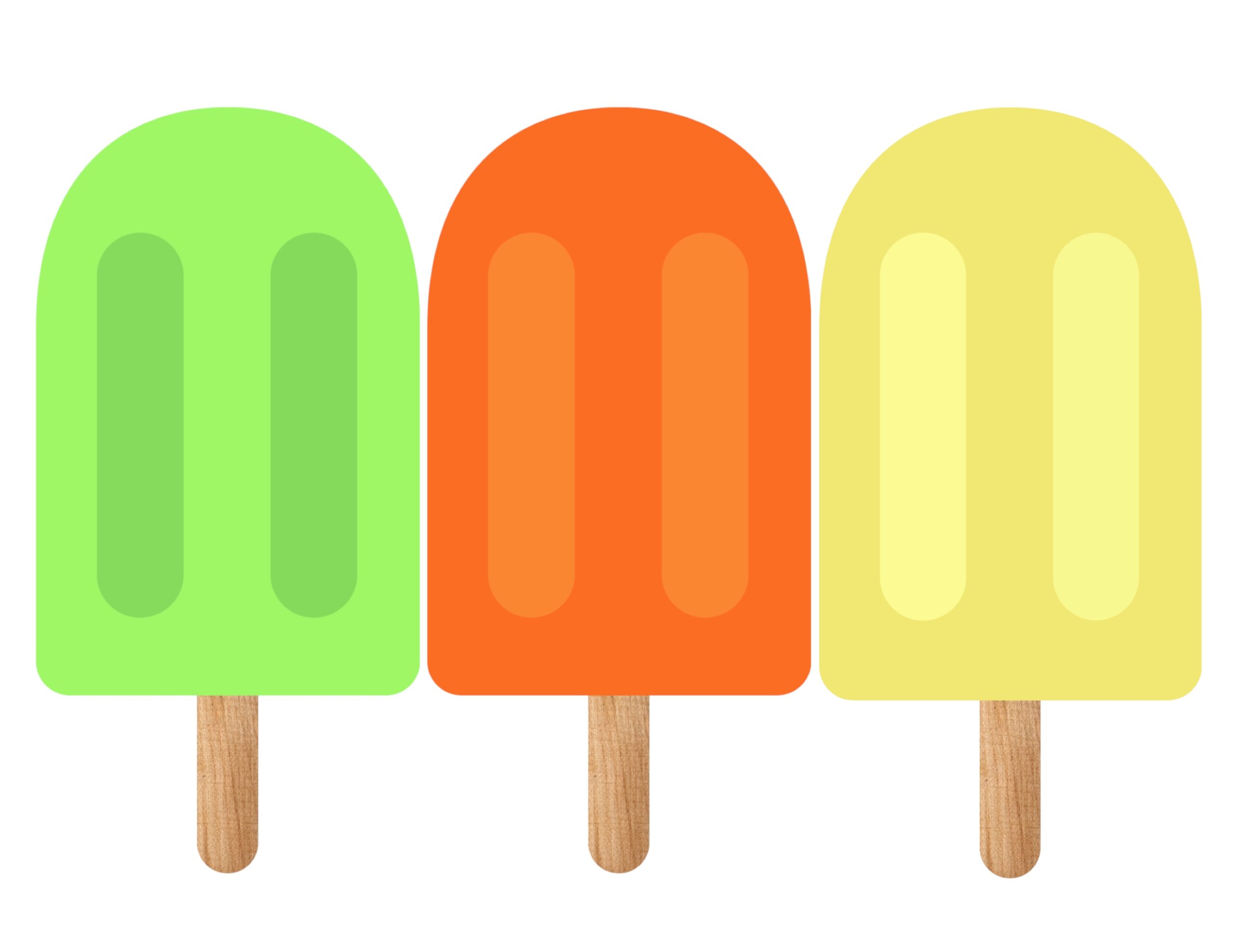 Popsicle Summer Banner Decor Free Printable Paper Trail Design