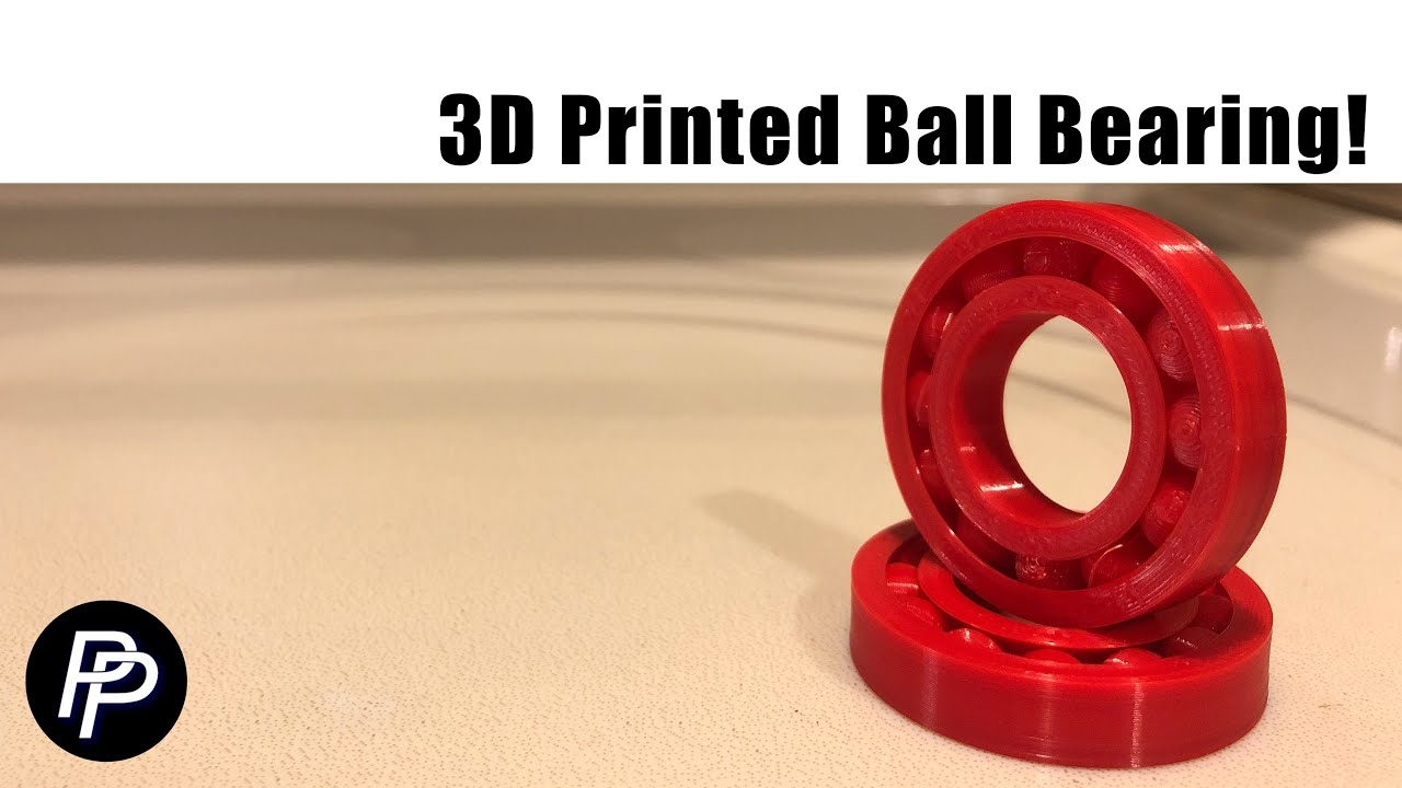 Print In Place Ball Bearing Functional 3D Print YouTube