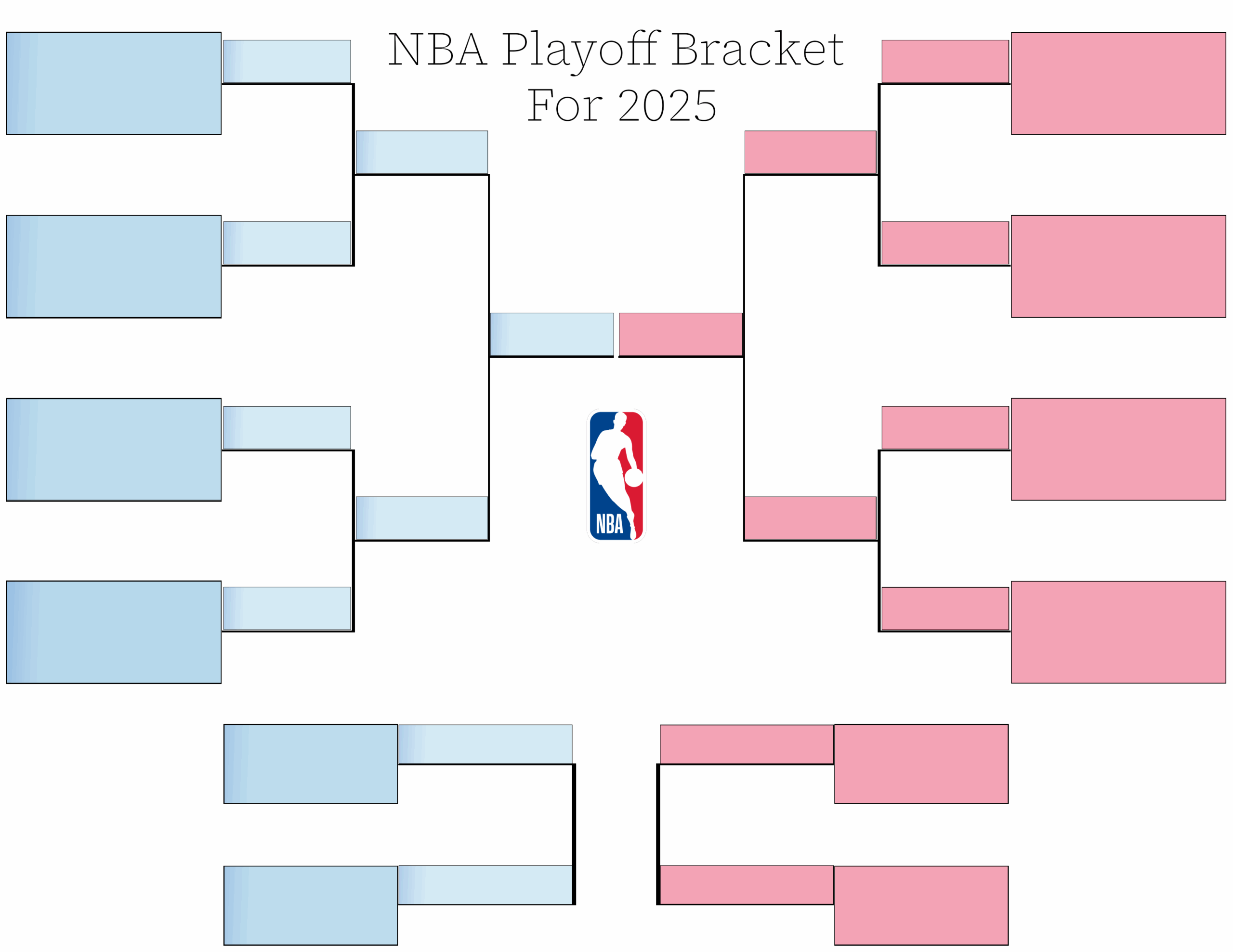 2025 Nba Playoff Bracket Printable