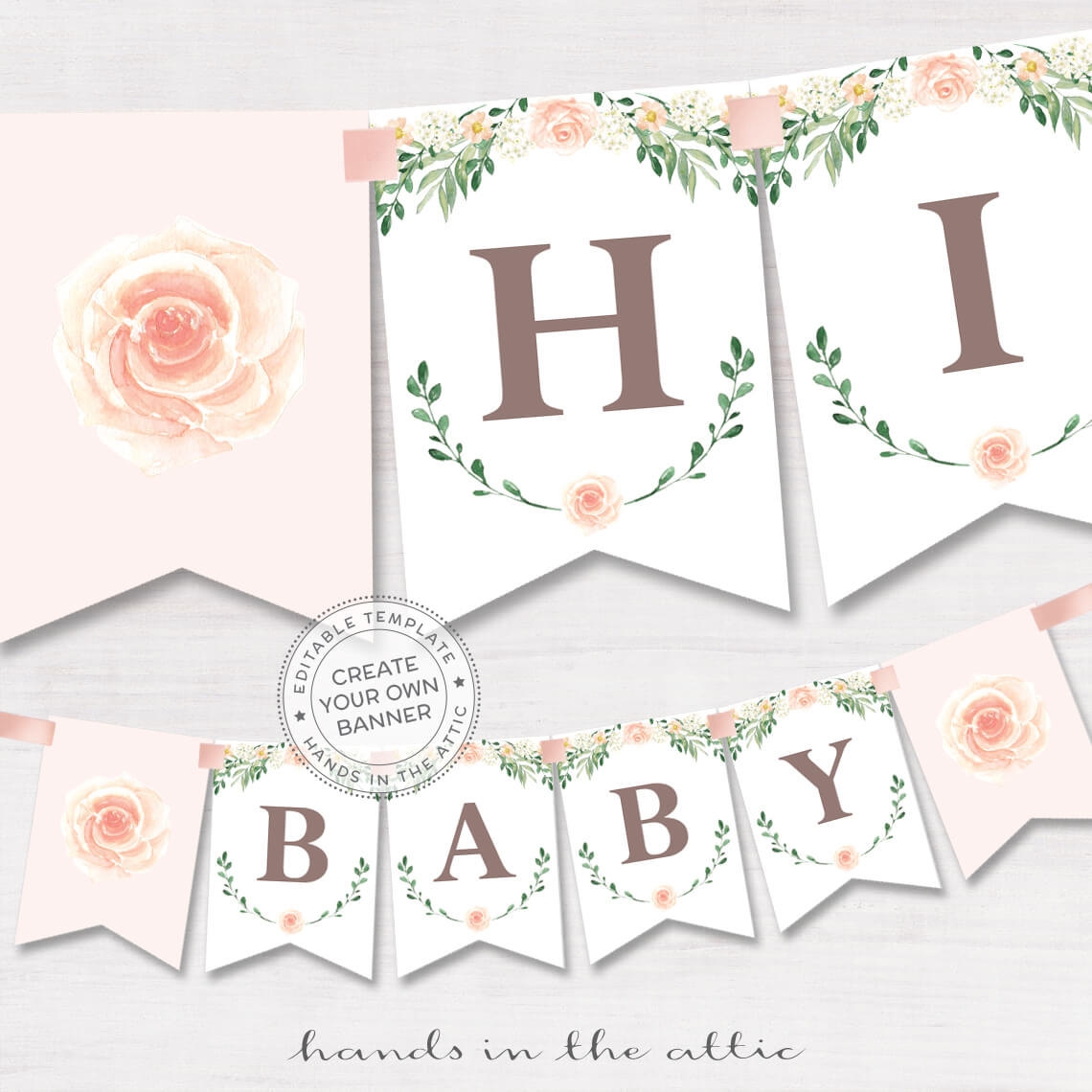 Printable Baby Shower Banners Editable Templates