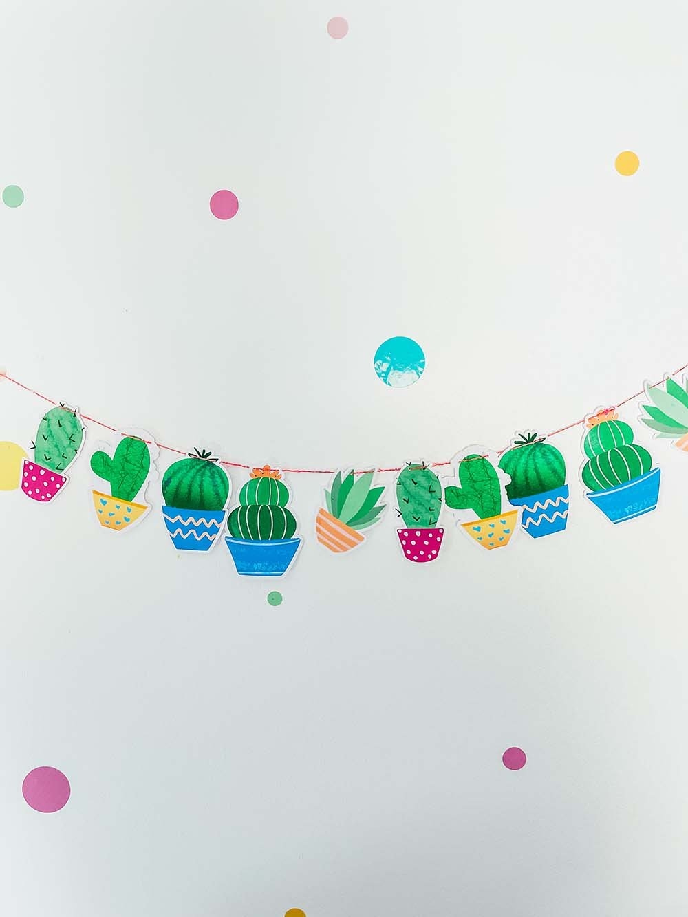 Cactus Banner Printable