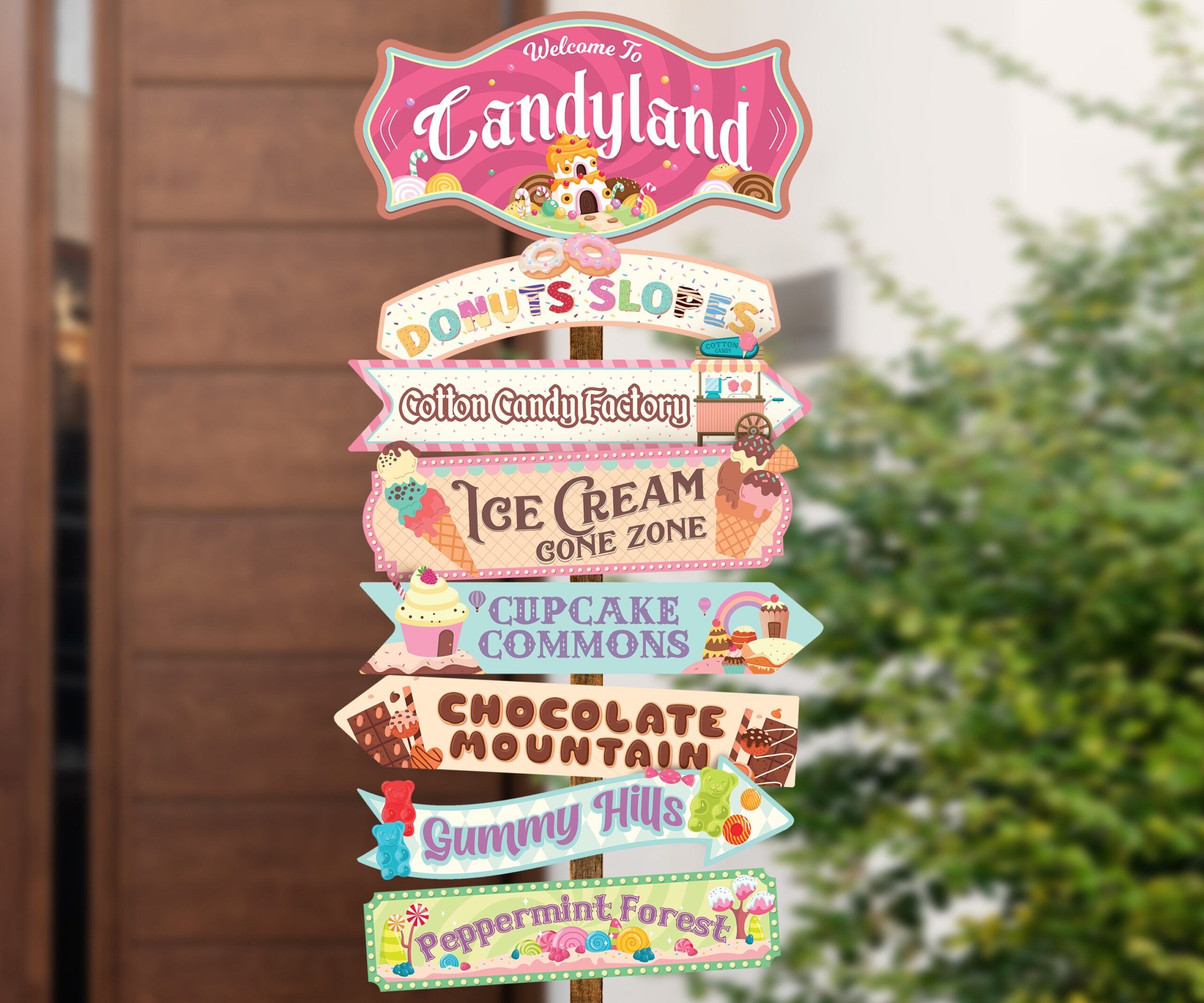 Printable Candyland Banner