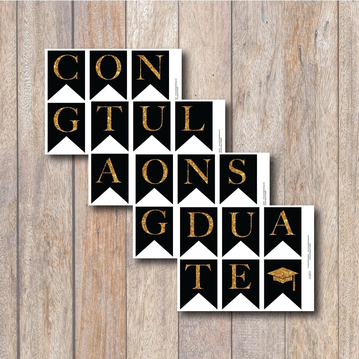 Printable Congratulations Graduate Banner Everyday Party Magazine