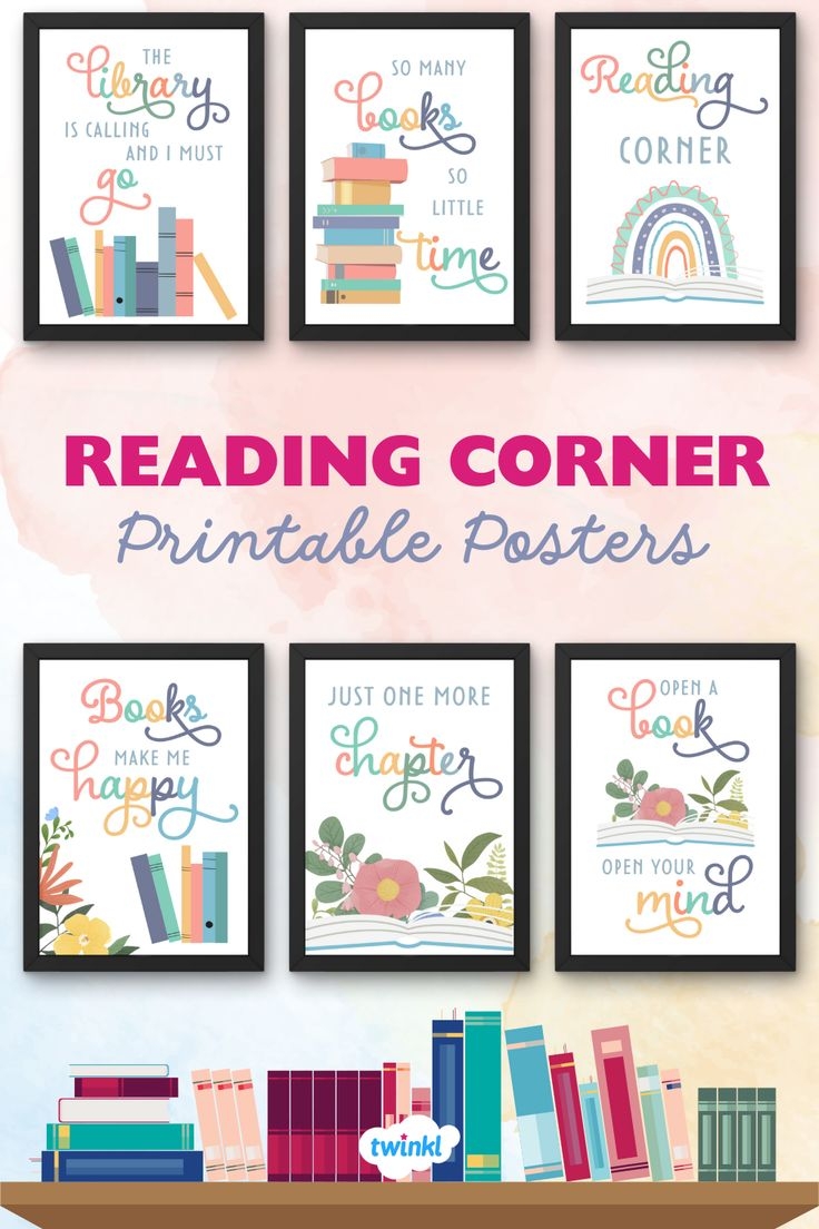 Printable Reading Corner Posters