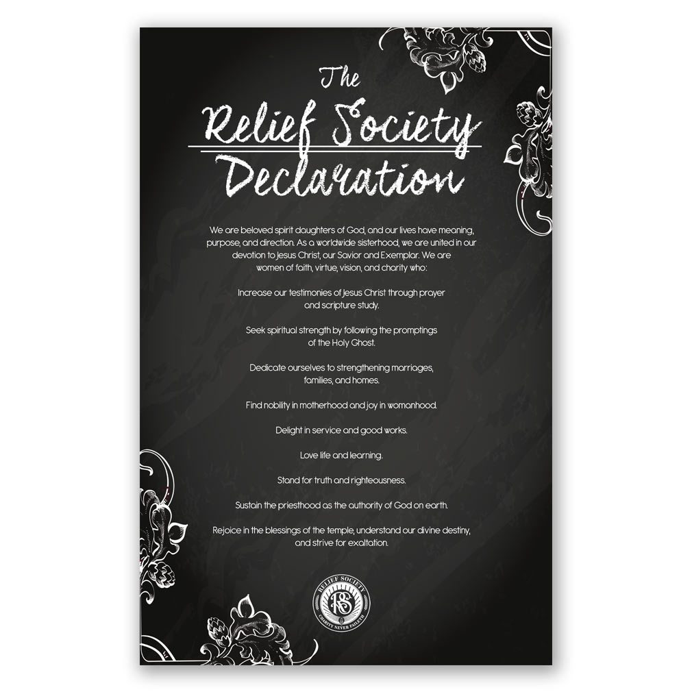 printable relief society banner