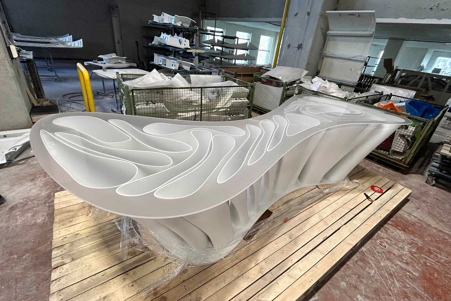 Robotically 3d printed Table Scada By Rolab Studio