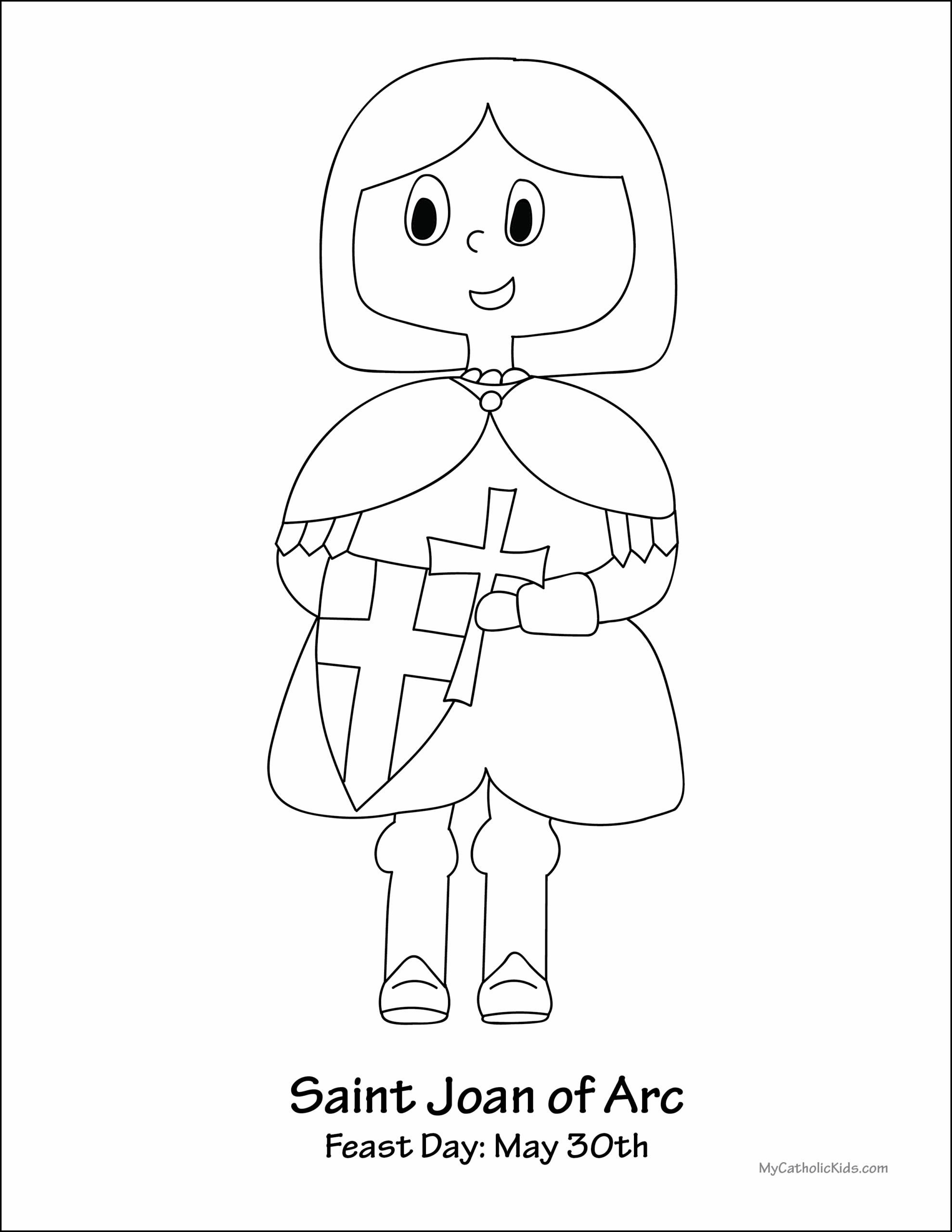 joan of arc banner printable
