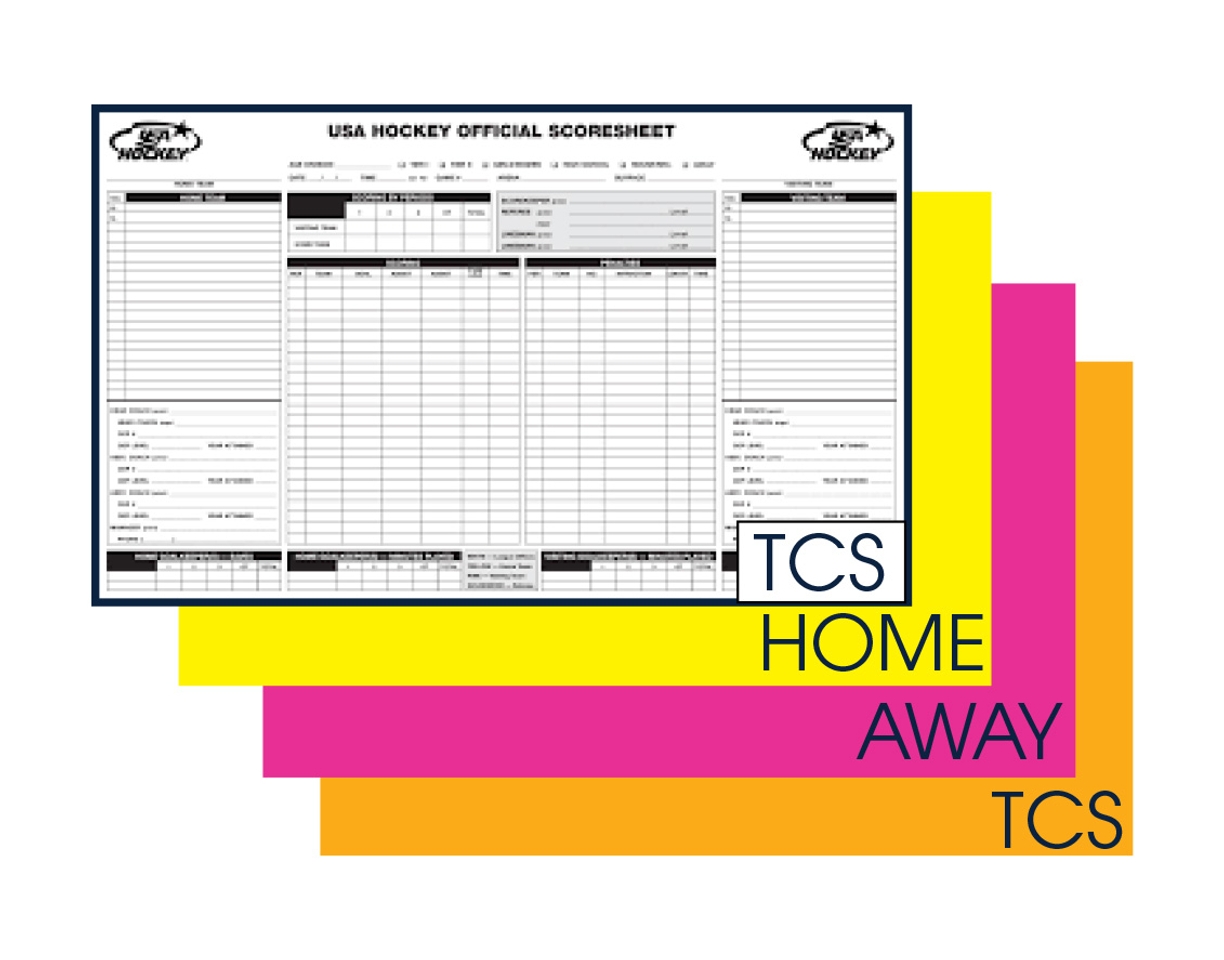 Scoresheet Info TCS Hockey