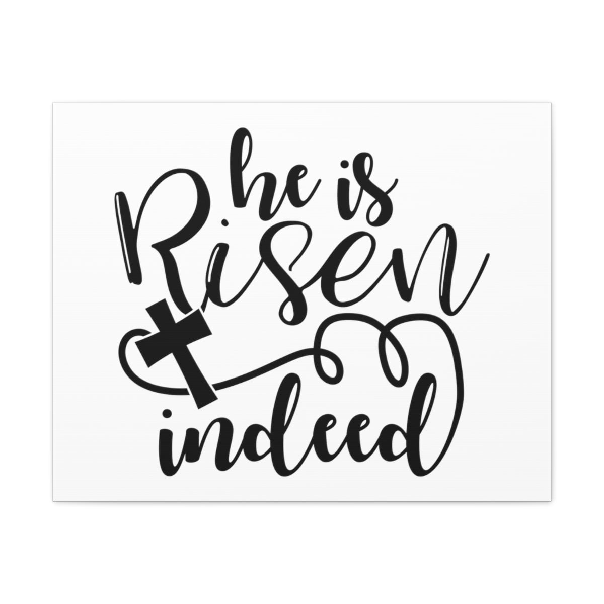 Scripture Walls Matthew 28 6 He Is Risen Indeed Christian Wall Art Print Ready To Hang Unframed Walmart