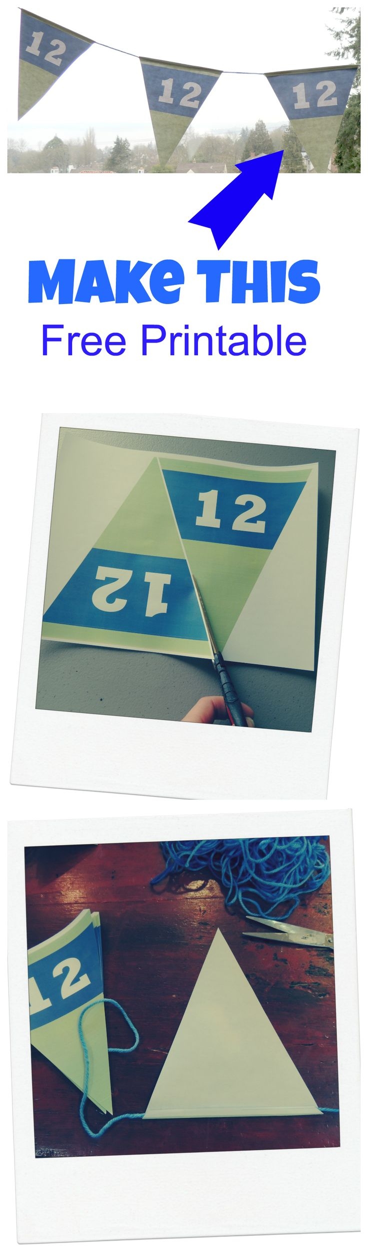 Seahawks 12th Man Free Printable