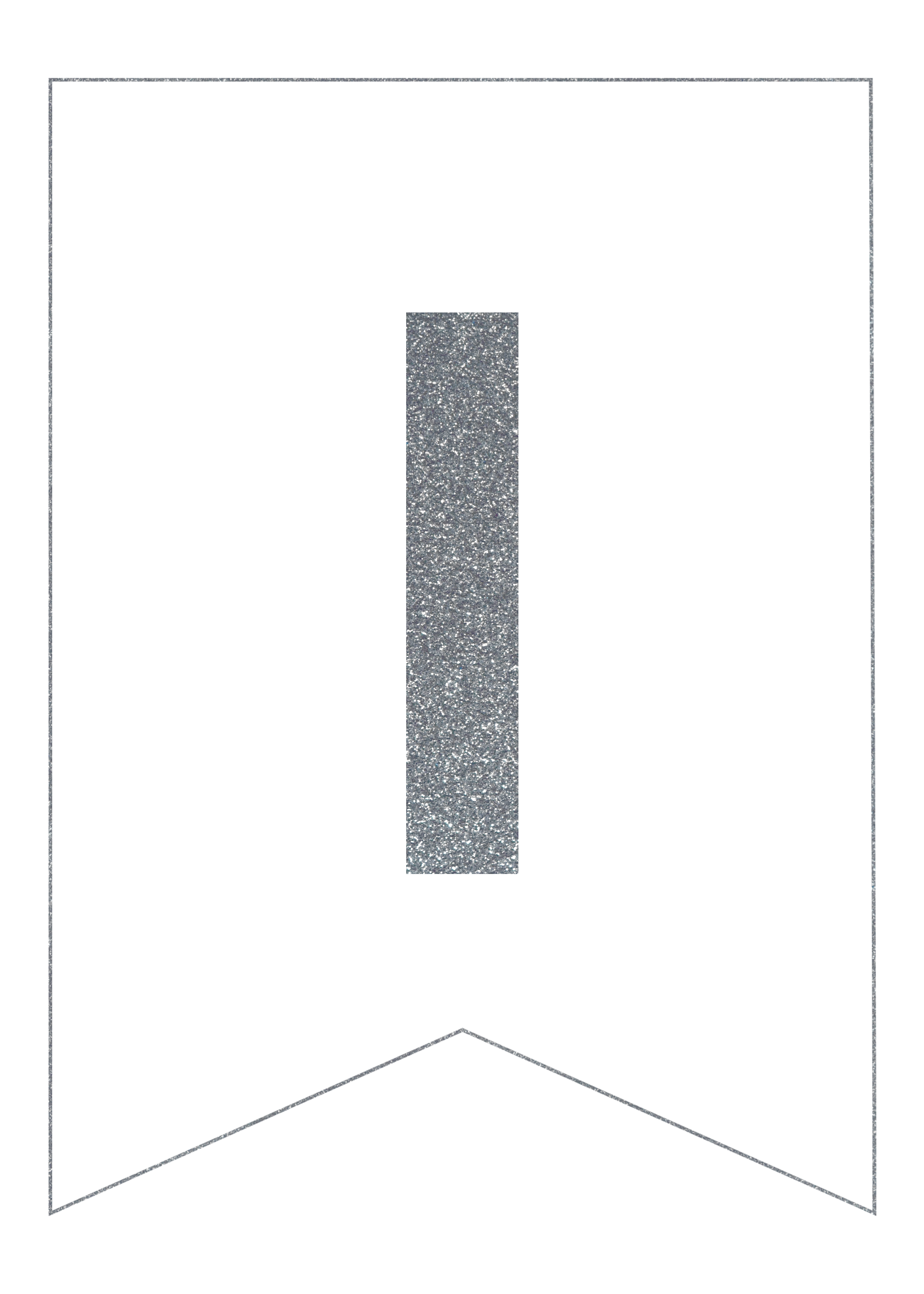 Silver Free Printable Banner Letters Paper Trail Design