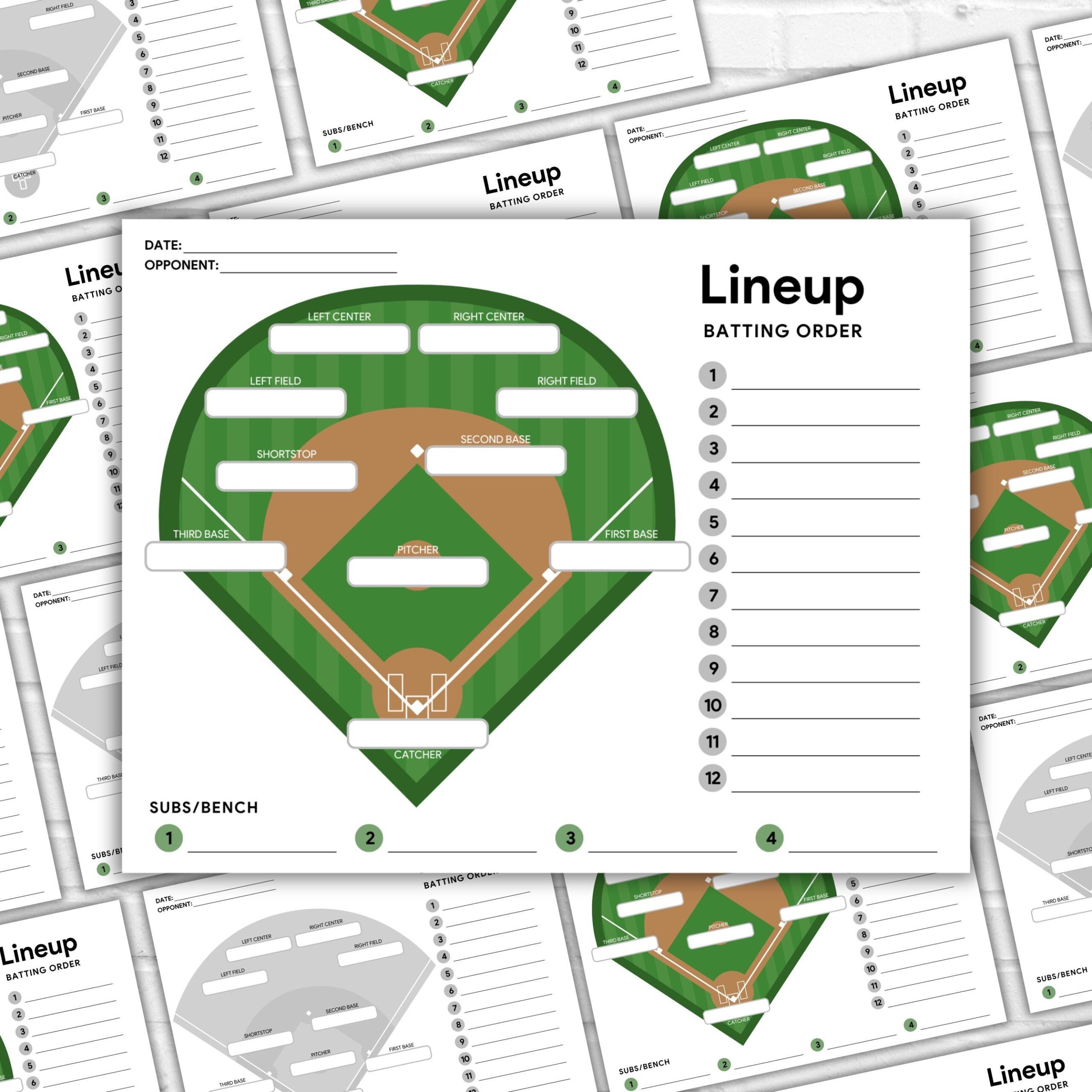 Mlb Printable Depth Charts