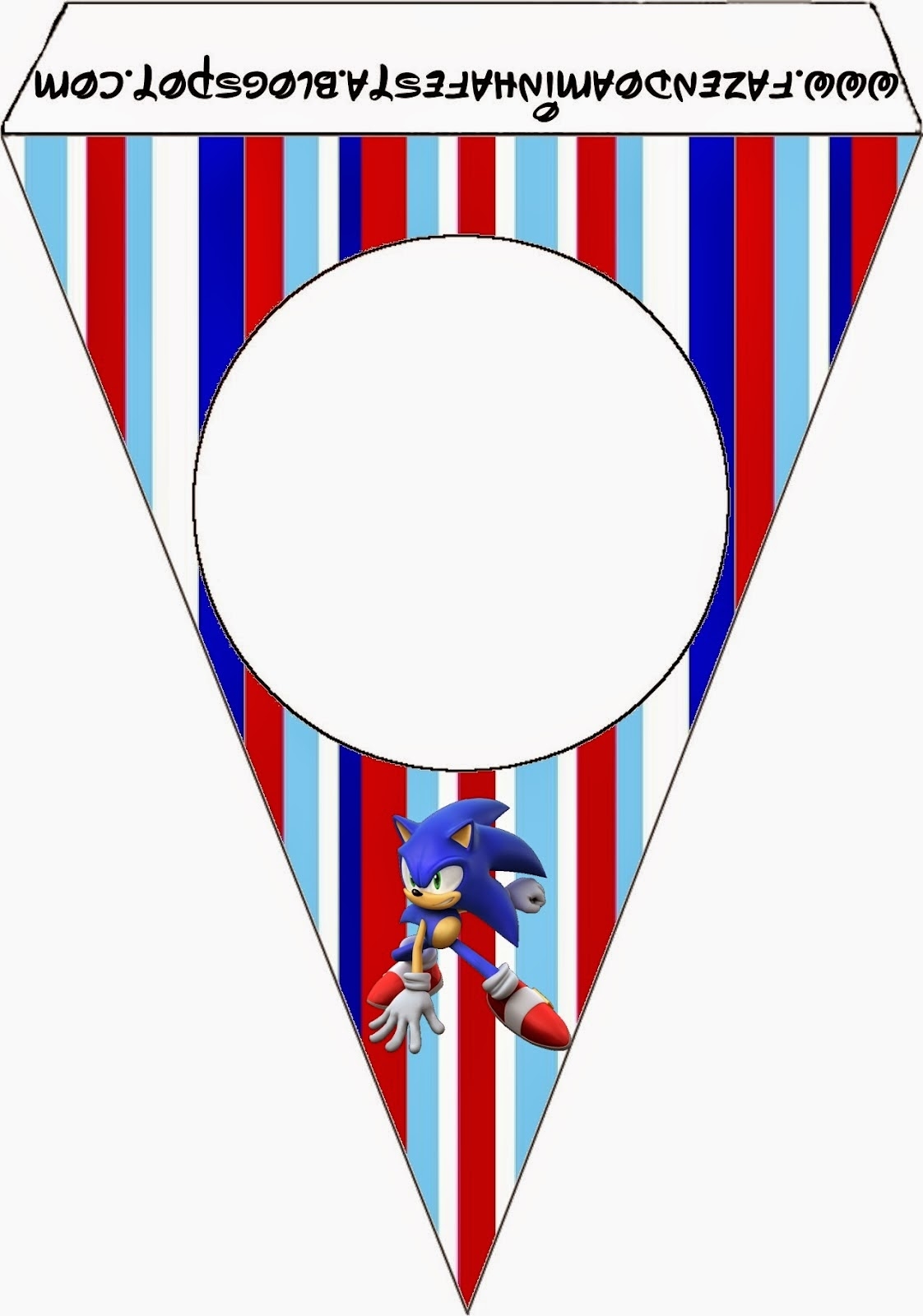 sonic banner printables free
