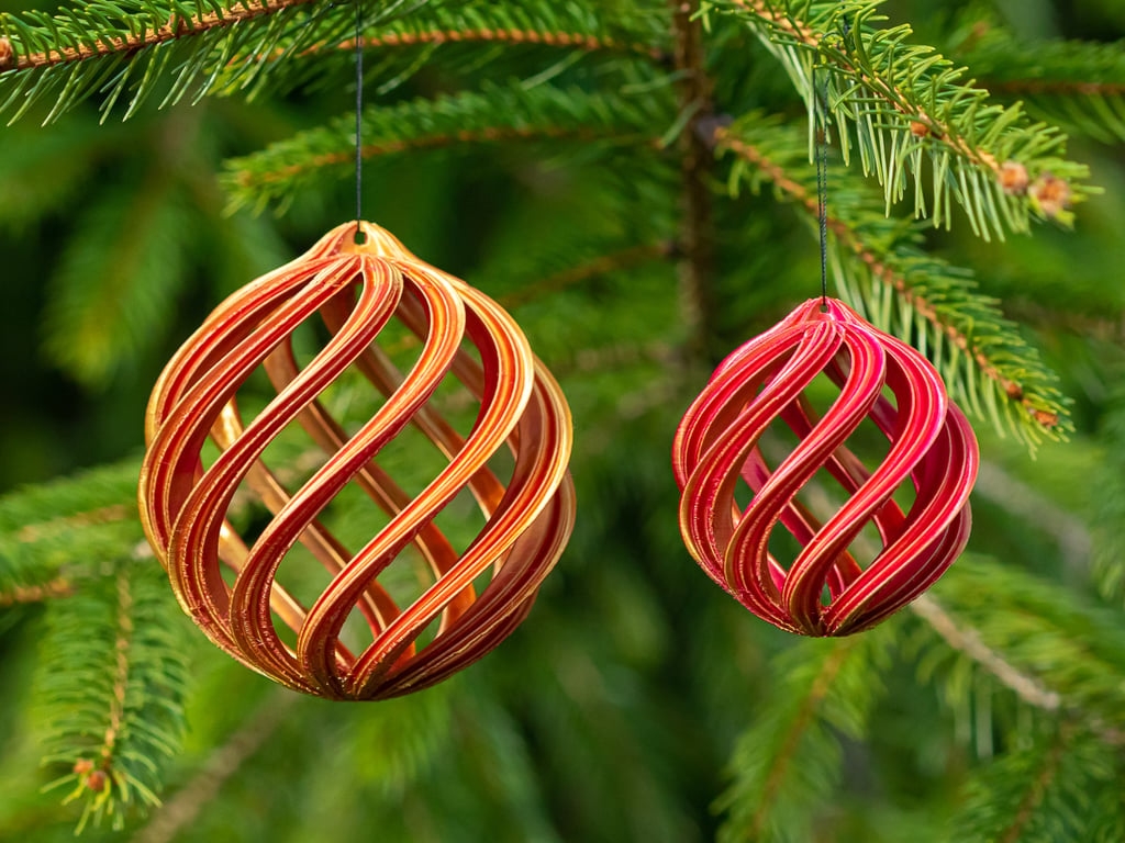 Spiral Christmas Balls By Dazus Thingiverse