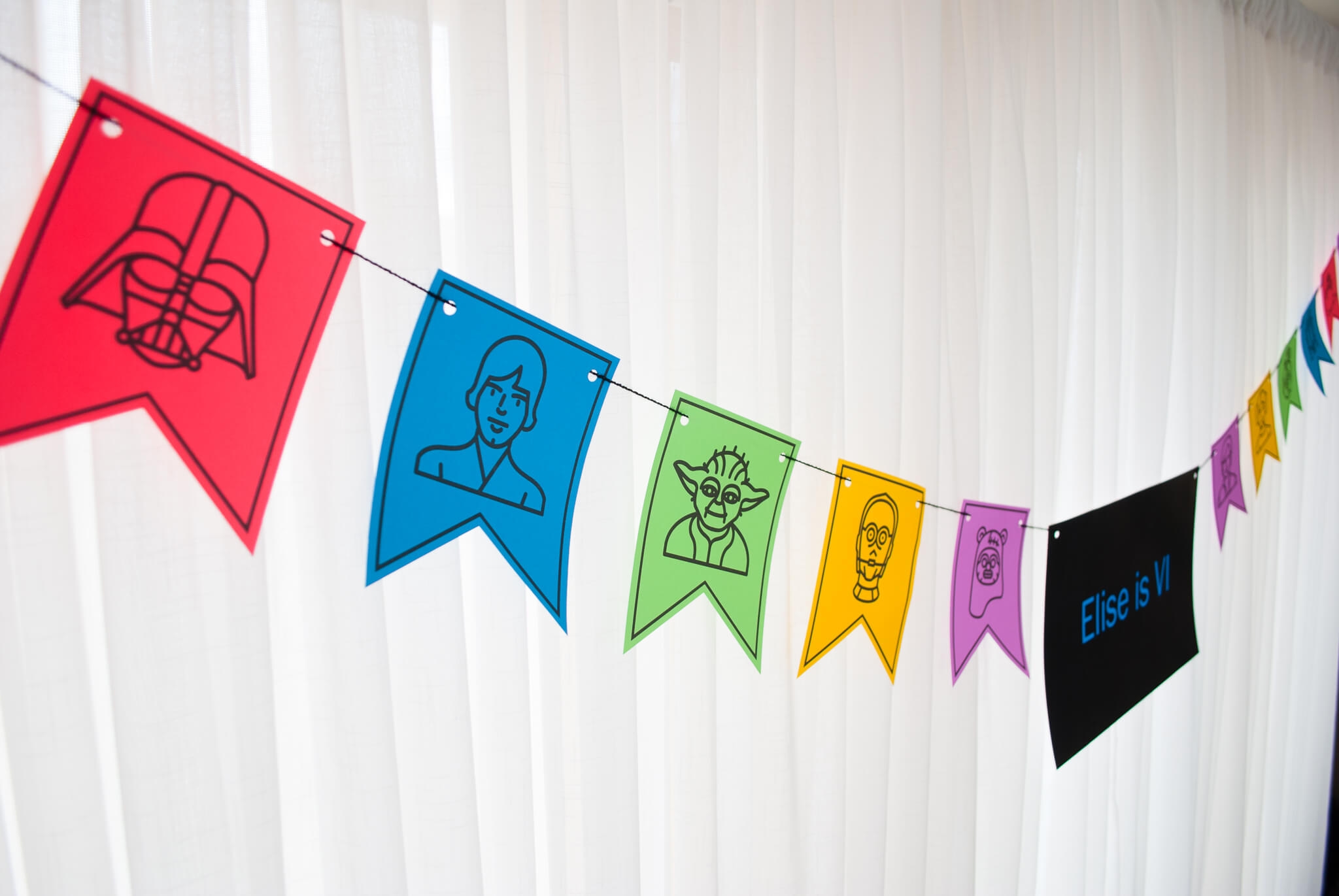 Printable Star Wars Banner