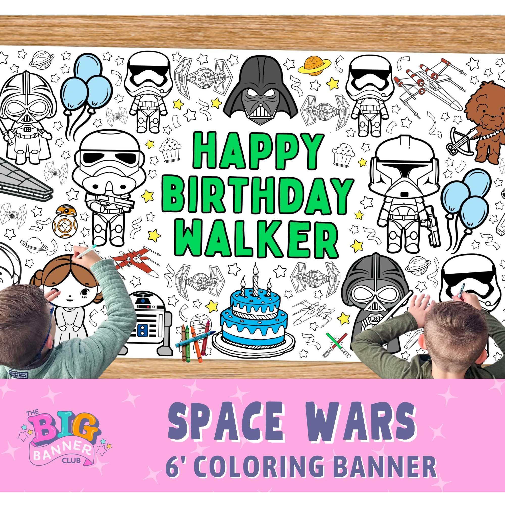 Star Wars Birthday Banner Printable