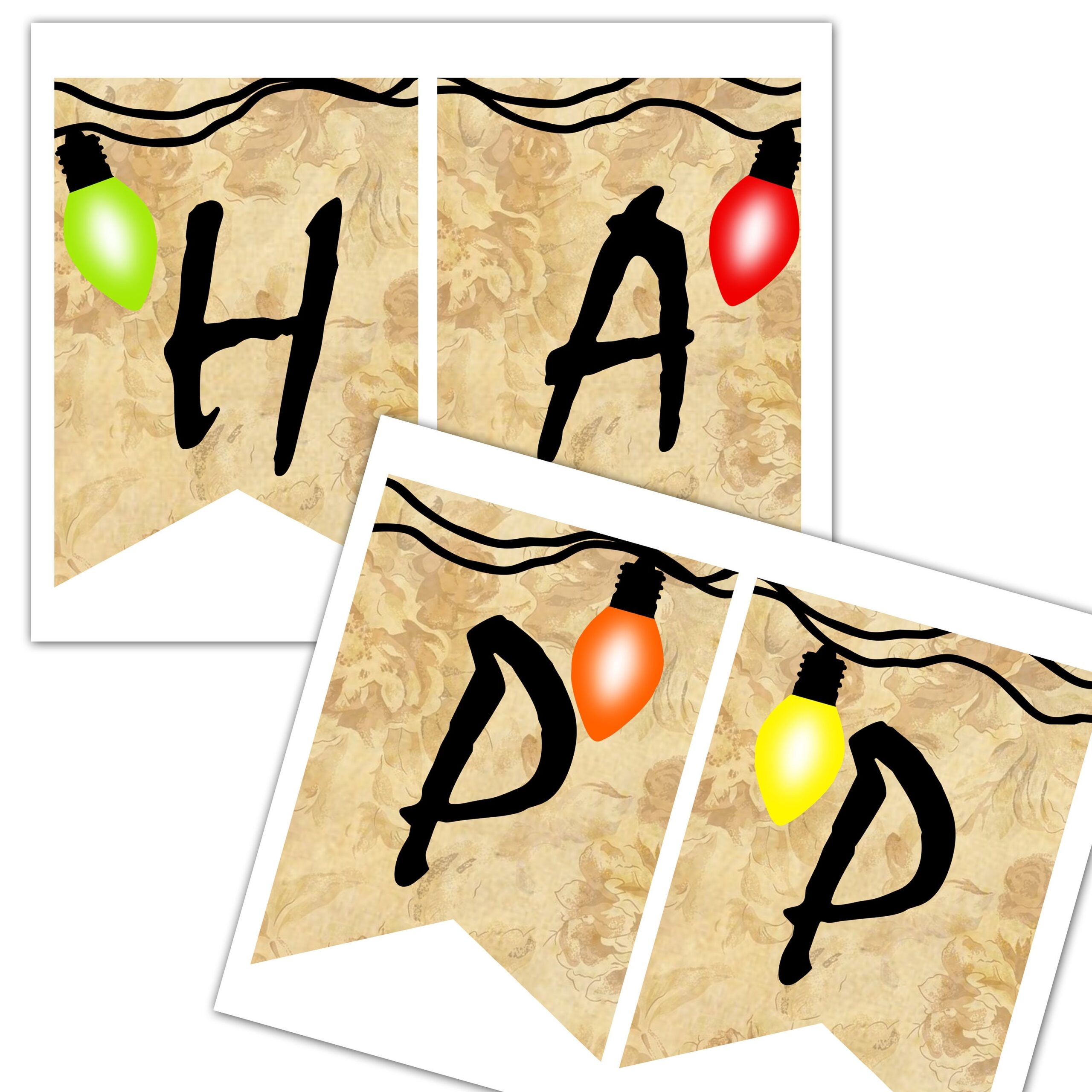 Stranger Things Printable Banner Stranger Things Inspired Banner Happy Birthday Banner Instant Download DP582 Etsy UK