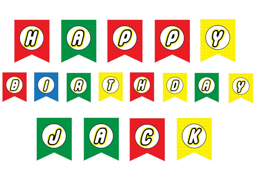 Superhero LEGO Birthday Pack Magical Printable