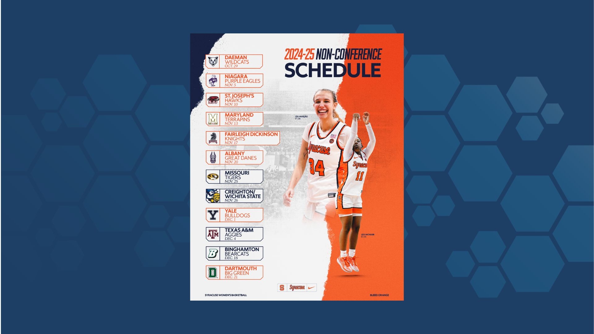Syracuse Women s Basketball Announces Non conference Schedule