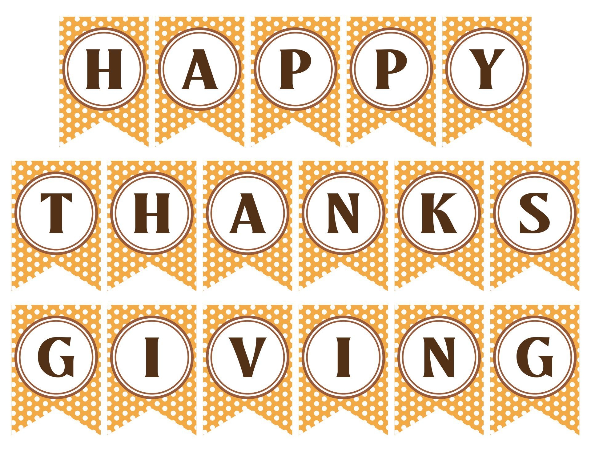 free printable thanksgiving banner
