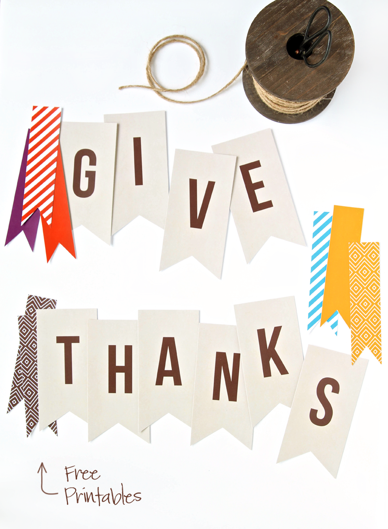 Thanksgiving Banner Ideas 3 Free Printables Paging Supermom