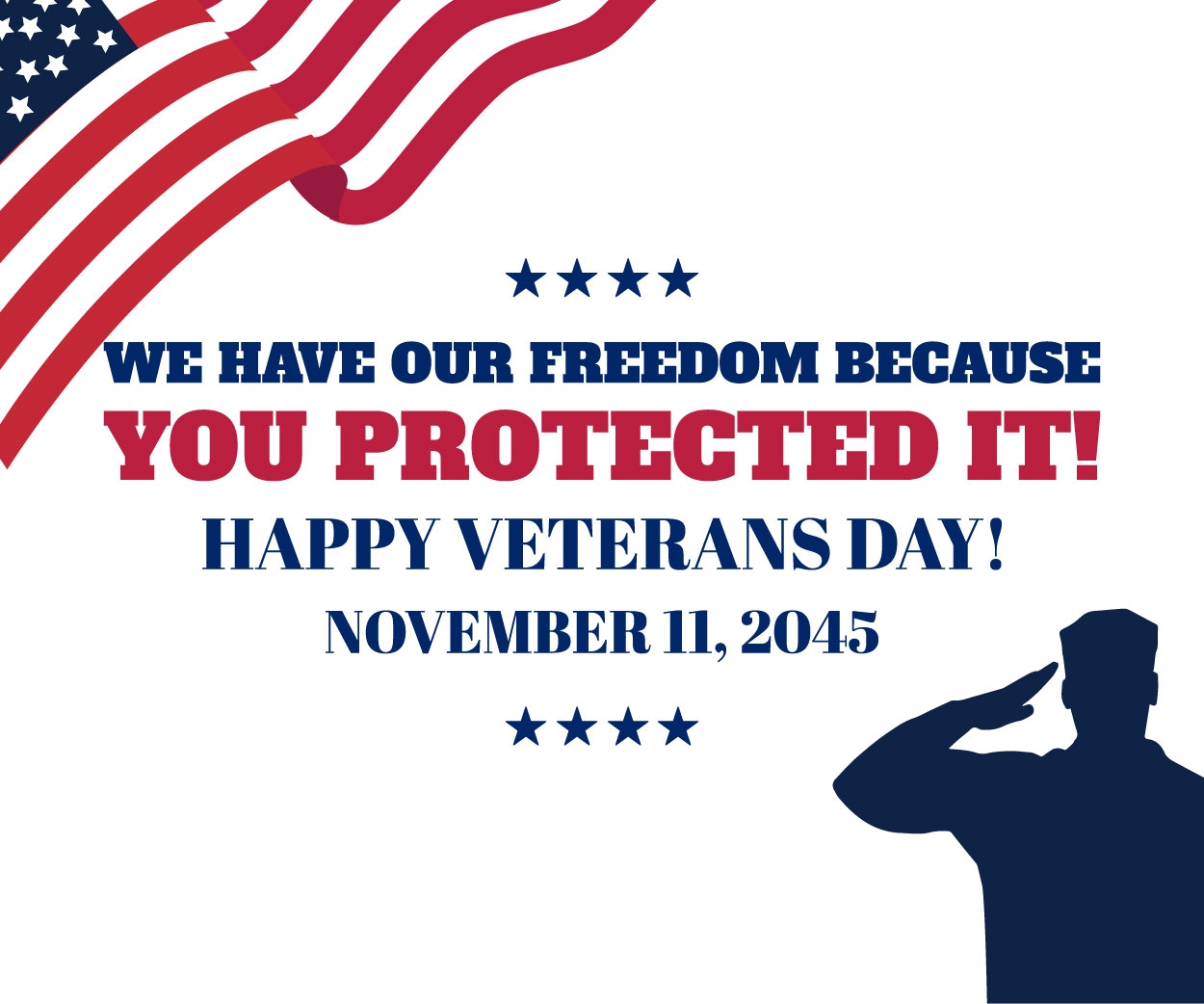 Veterans Day Photo Banner In PSD Illustrator SVG JPG EPS PNG Download Template