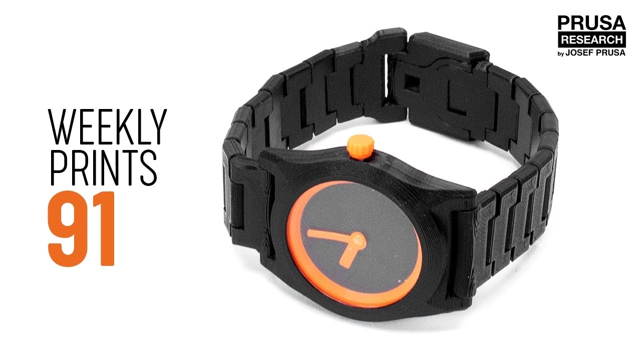 Weekly 3D Prints 91 3D Printed Watch YouTube